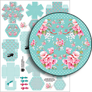Little Rococo Boxes Collage Sheet