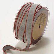 Iridescent Ribbons with Edge-Stitching