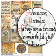 Magical Book Pages Collage Sheet