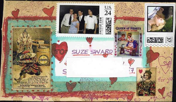 MailArt.QueenHearts2Acetate