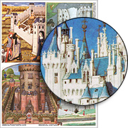 Medieval Castles Collage Sheet