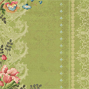 Merryweather - Varnished Tulip Scrapbook Paper