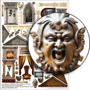 Mini Gothic Architecture Collage Sheet