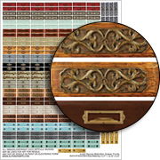 Narrow Matchbox Drawer Fronts Collage Sheet