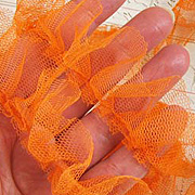 Ruffled Tulle - Orange