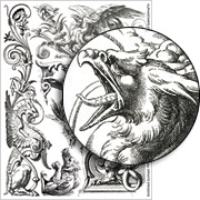 Ornate Dragons Collage Sheet