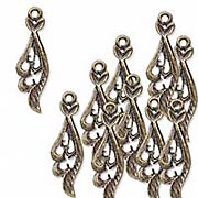 Antique Brass Leaves
