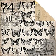 Timeless: Butterflies Scrapbook Paper