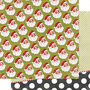 Believe Santa Baby Scrapbook Paper