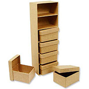 Paper Mache Box Mini Tower*