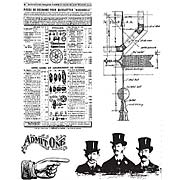 Steampunk Cling-Mounted Stamp Set