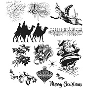 Mini Holidays Cling-Mounted Stamp Set 4 - Camels