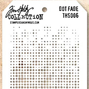 Tim Holtz Stencil - Dot Fade