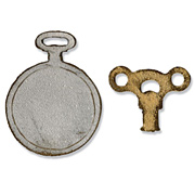 Movers and Shapers Magnetic Die Set - Clock Key & Pocket Watch