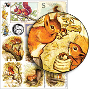 S for the Squirrel Collage Sheet