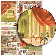 Small Nouveau Theatre Collage Sheet