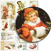 Snow Collage Sheet