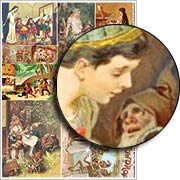 Snow White with the Dwarves Collage Sheet