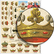 Spanish Crowns Collage Sheet