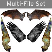 Spooky Wings Set Download