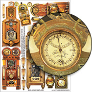 Steampunk Machines Collage Sheet