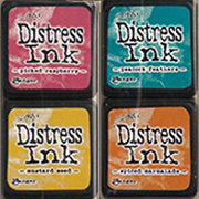 Distress Mini Ink Kit - Kit 1 - Brights