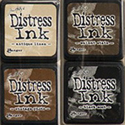 Distress Mini Ink Kit - Kit 3 - Antiquing