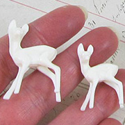 Tim Holtz White Resin Deer