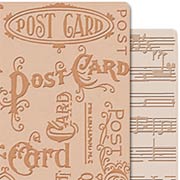 Tim Holtz - Embossing Folders - Postcard & Sheet Music