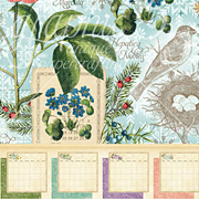 Time to Flourish Calendar 8x8 Paper Pad