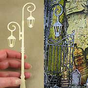 Twin Lamp Wood Flourishes