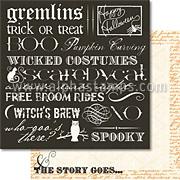 The Story Goes Scrapbook Paper