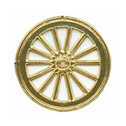 Gold Dresden Wagon Wheels