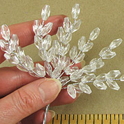 Clear Acrylic Bead Sprays - Wheat