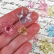 Acrylic Flowers in Tin