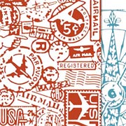 Tim Holtz - Embossing Folders - Airmail & Compass