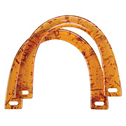 Amber Plastic Purse Handles