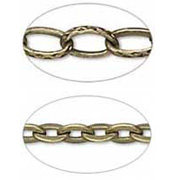 Antiqued Steel Chain - Larger Links