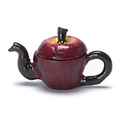 Red Apple Teapot