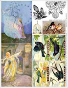 Cinderella & Birds Collage Sheet