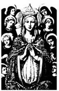Madonna Rubber Stamp