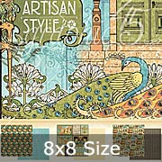 Artisan Style 8x8 Paper Pad