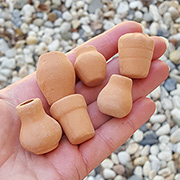 Assorted Clay Pots - Set of 6