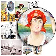 At the Beach Collage Sheet
