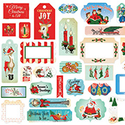 A Very Merry Christmas Cardstock Frames & Tags