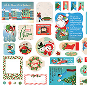 A Very Merry Christmas Cardstock Ephemera