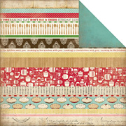 Baking Border Strips Scrapbook Paper