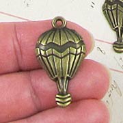 Bronze Hot Air Balloon Charm*