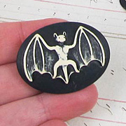 40x30mm Halloween Bat Cameo*