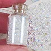 Iridescent Glass Micro Beads in Bottle*